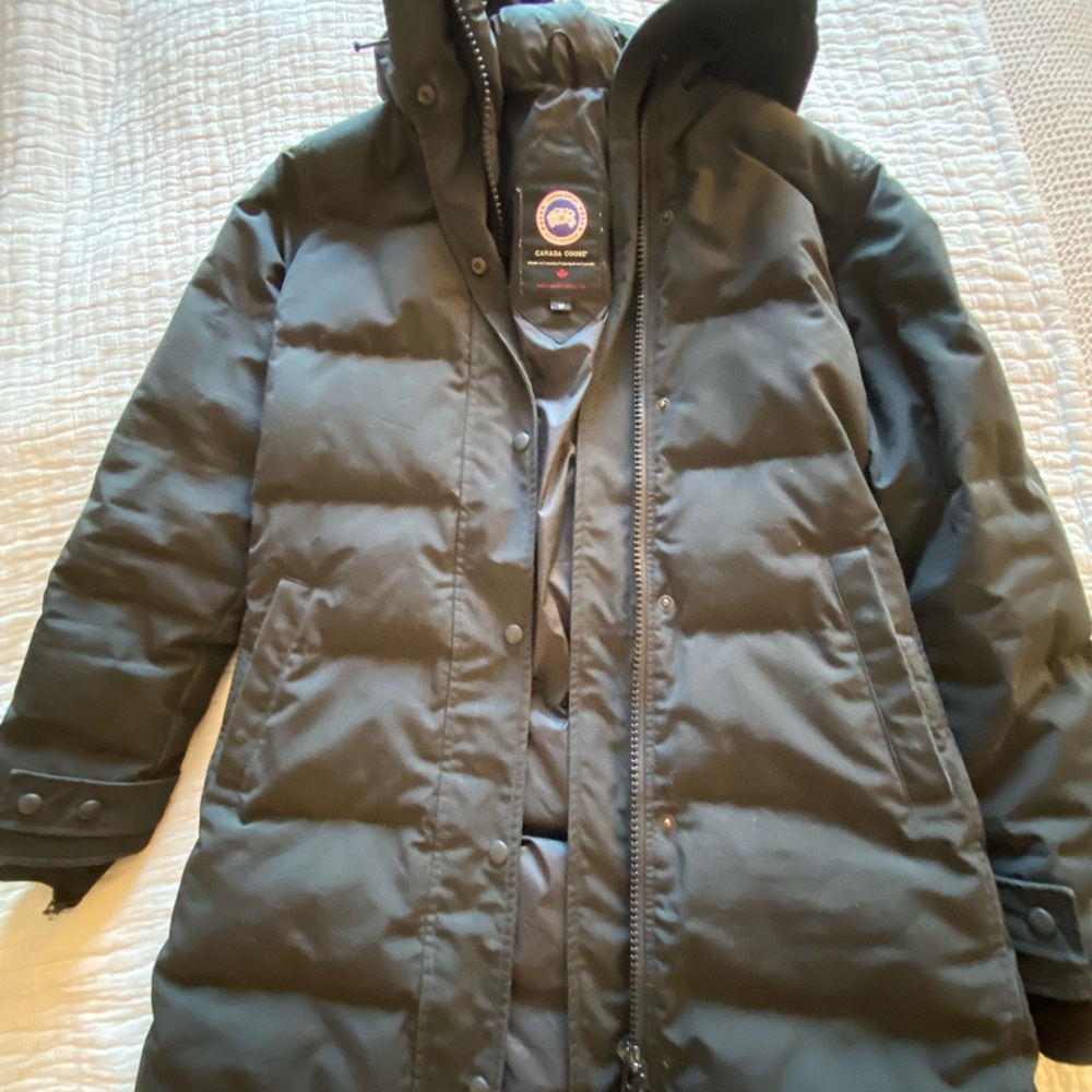 Black Shelburne Parka Canada Goose - Picture 4 of 8